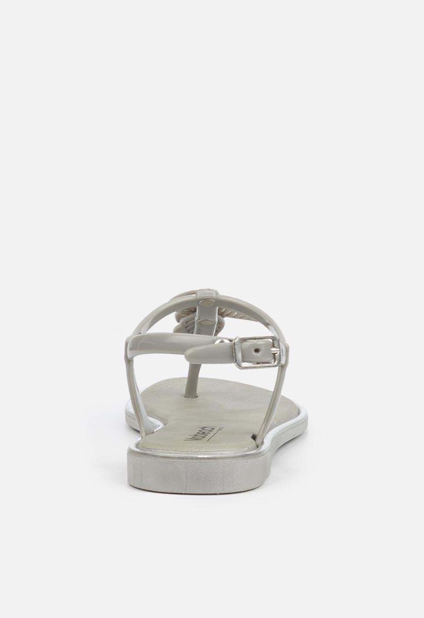 Viabeach - Girls marble sandal - silver
