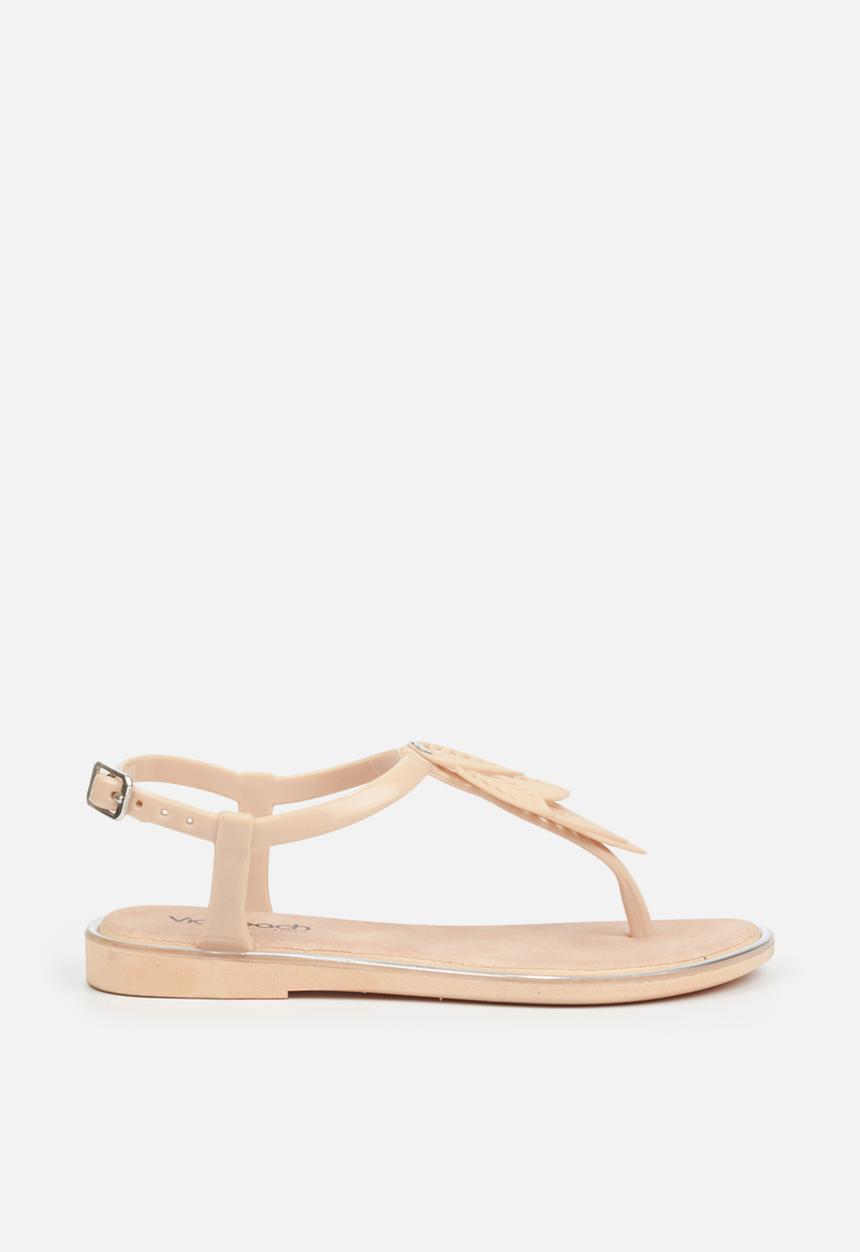 Viabeach - Girls marble sandal - neutral