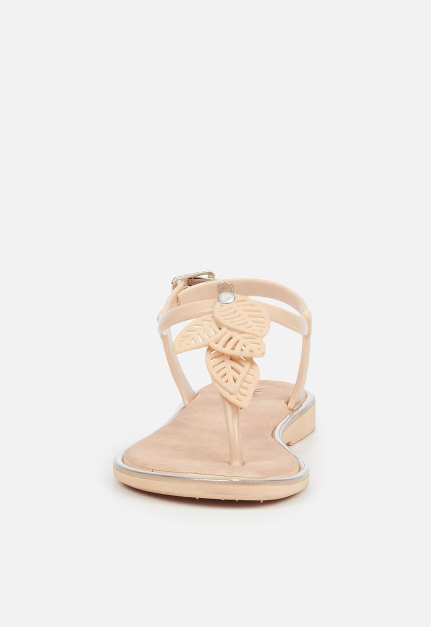 Viabeach - Girls marble sandal - neutral