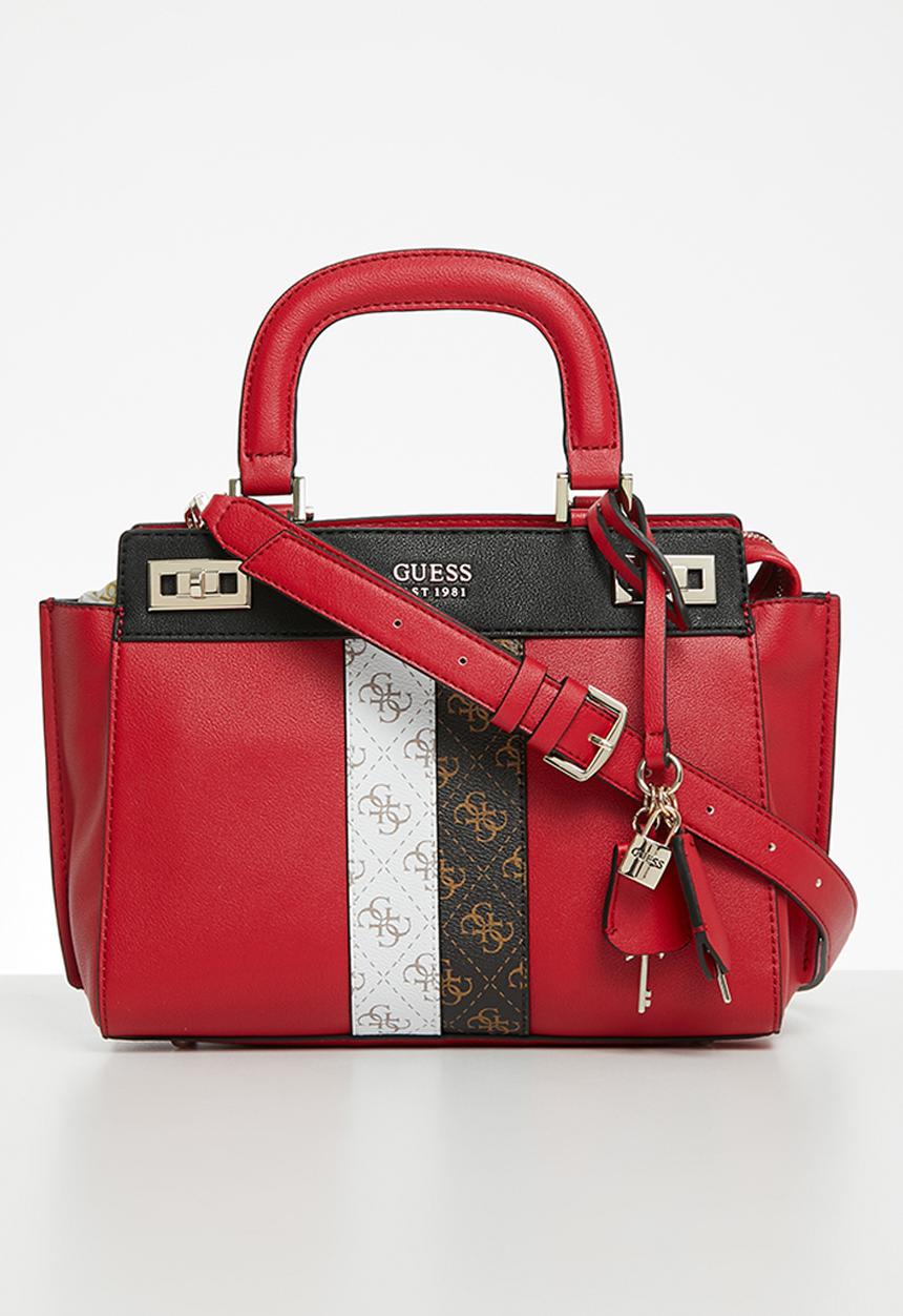 GUESS - Noelle small elite tote - red 