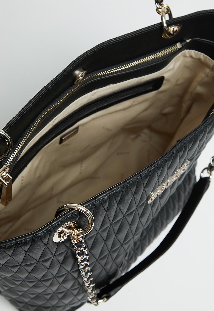 GUESS - Logo coated canvas - black 