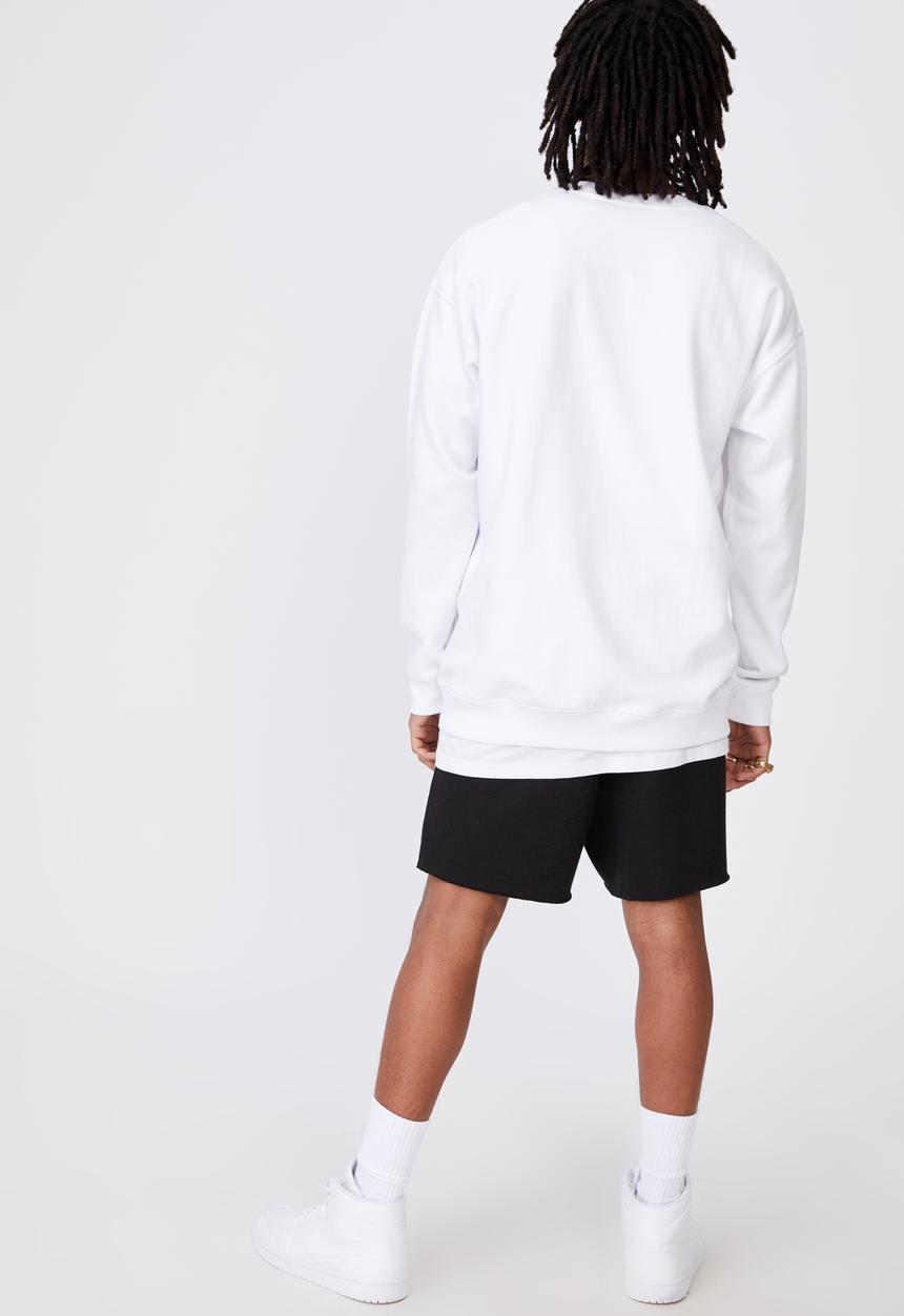 Factorie - Elite oversized crew - white