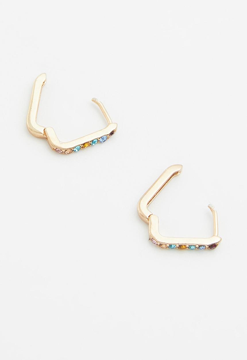 Rubi - Ear party luxe huggie hoops - gold 