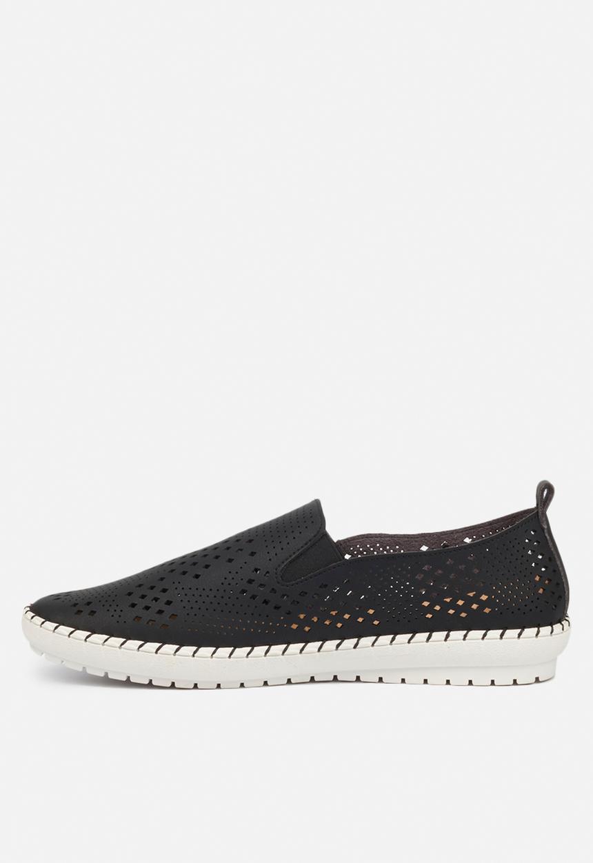 Butterfly Feet - Berrie slip on - black