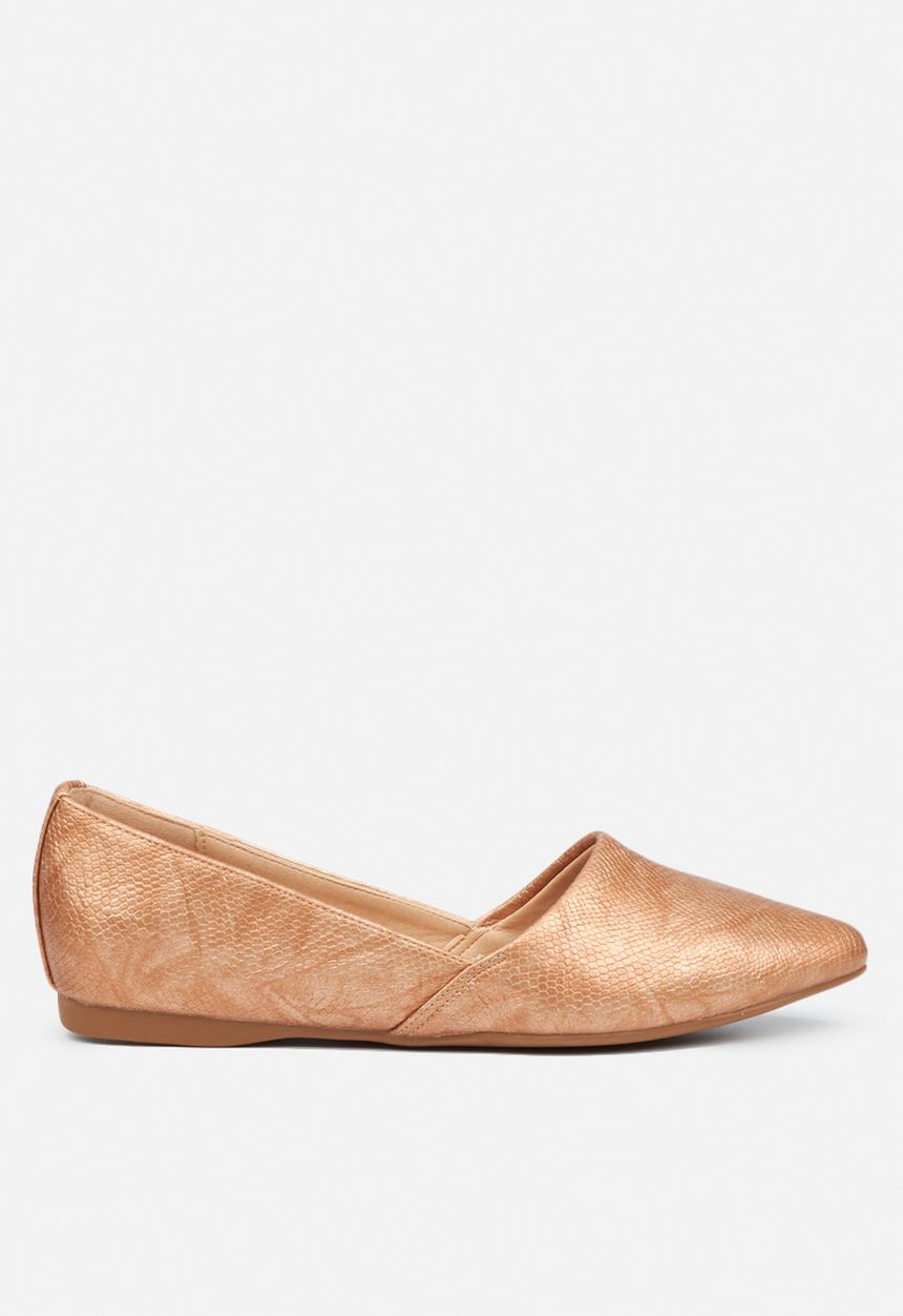 Butterfly Feet - Glimmer pump - rose gold
