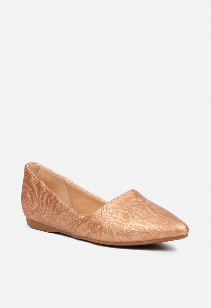 Butterfly Feet - Glimmer pump - rose gold
