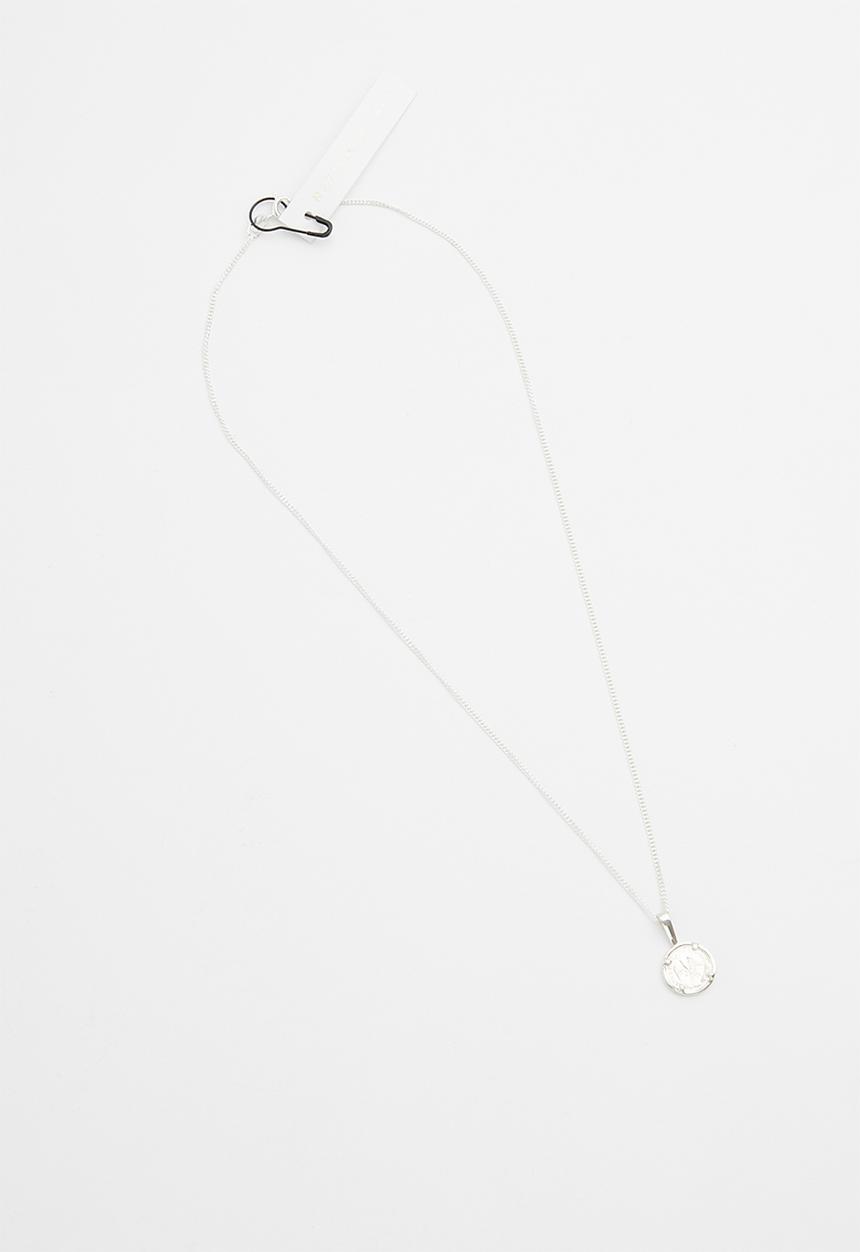 Matter of Fakt - Peso small  pendant necklace - silver