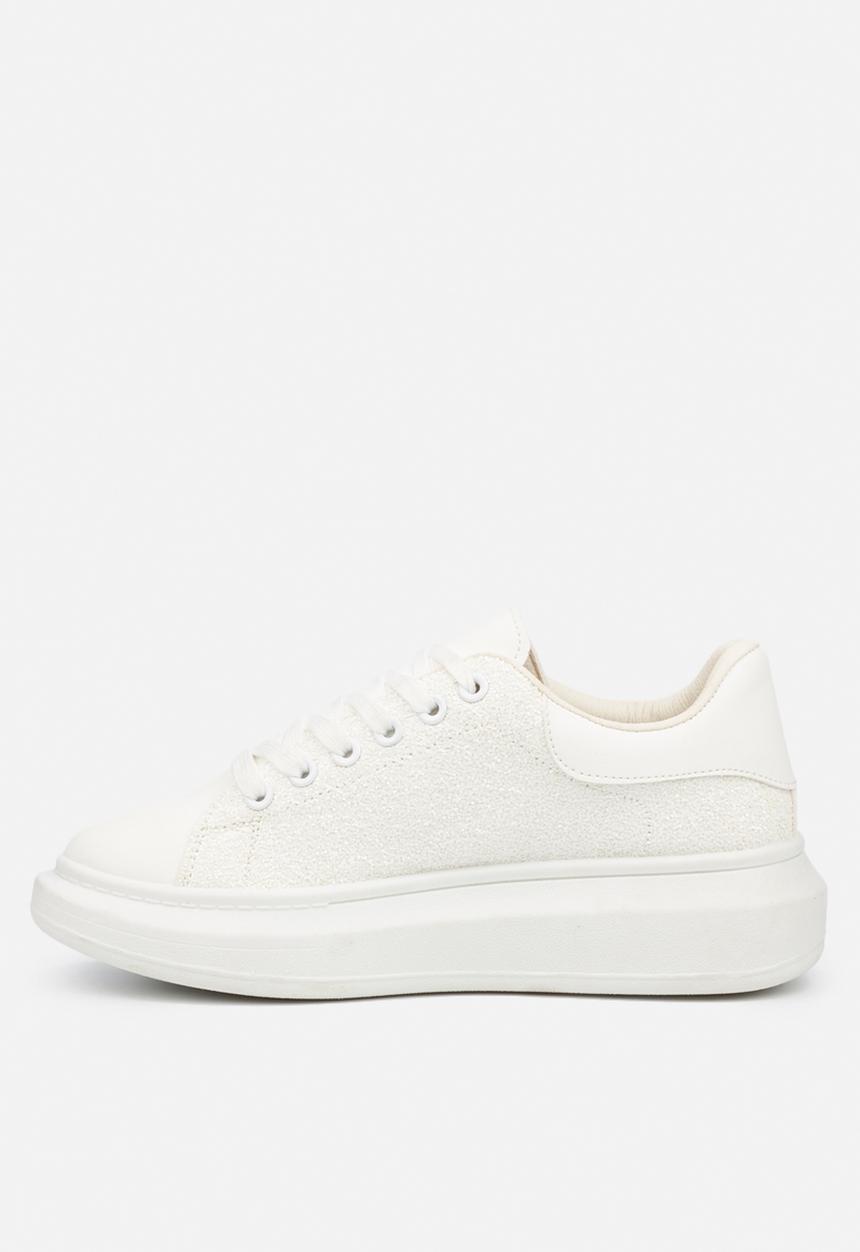 Miss Black - Queen sneaker - white