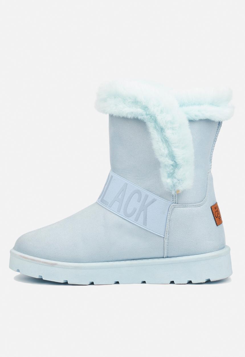 Miss Black - Rae slipper boot - blue
