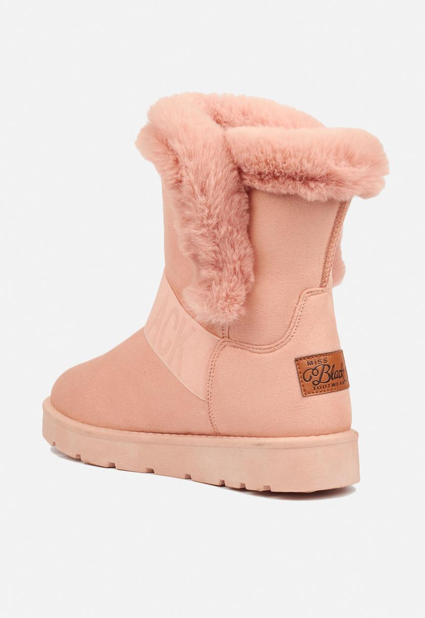 Miss Black - Rae slipper boot - pink