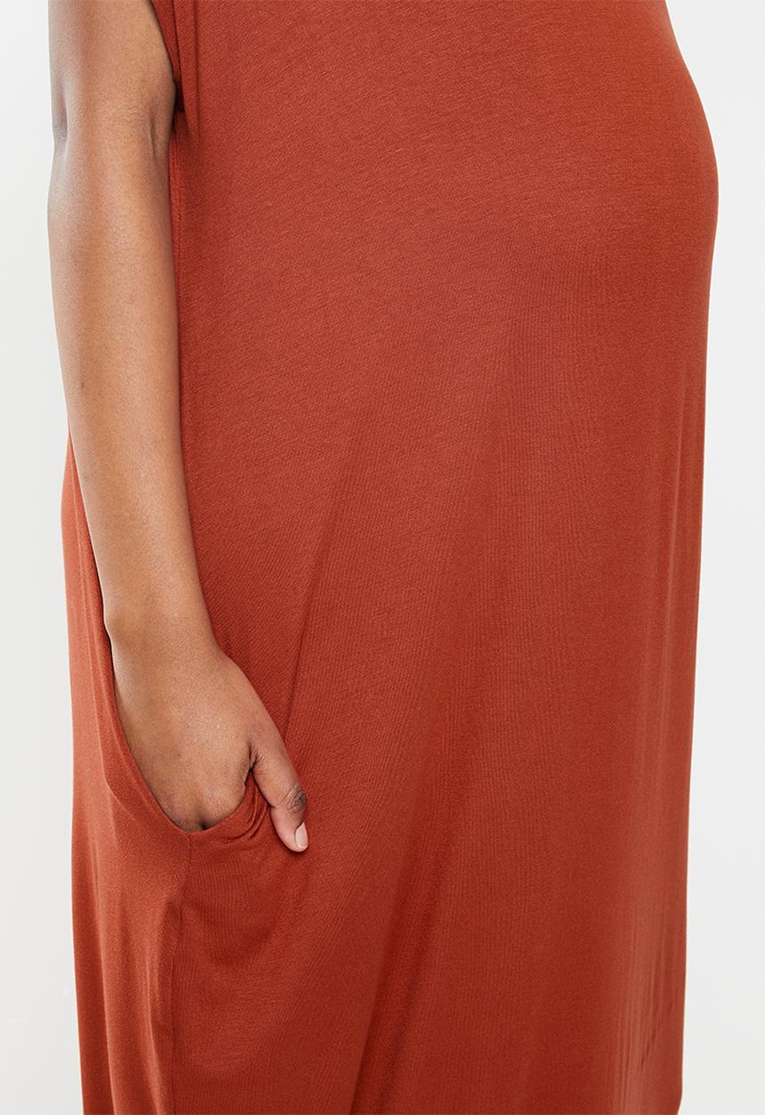 Superbalist - Maternity cocoon dress - rust