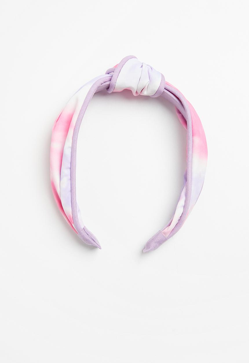 Cotton On - Knotted headband - pink & purple 