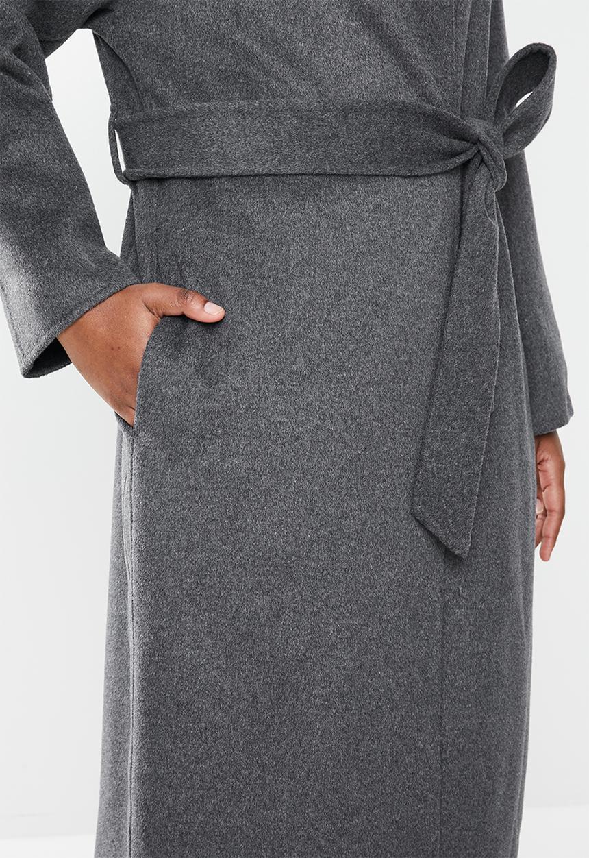 MANGO - Coat batin - grey