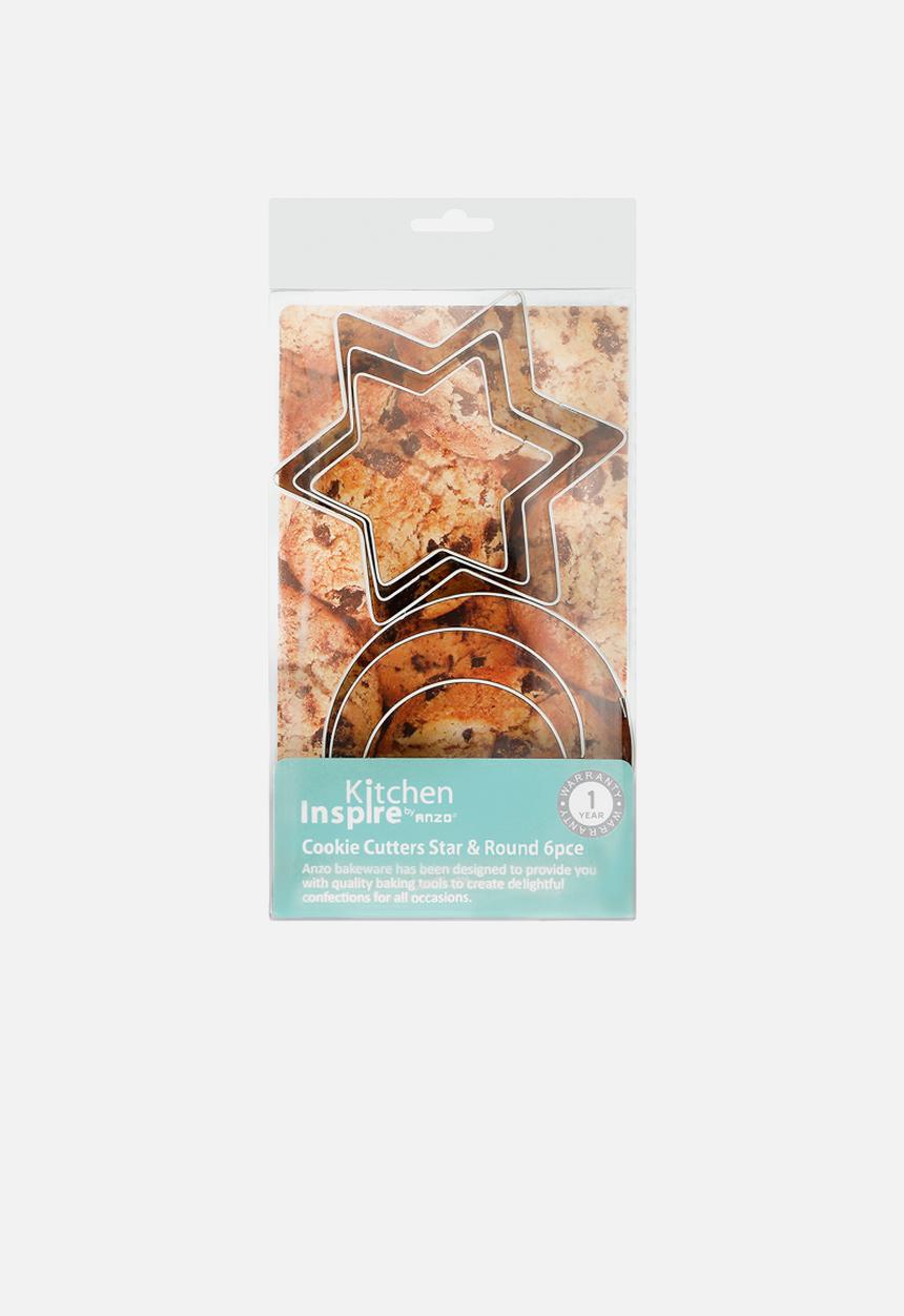 Kitchen Inspire - Stainless steel stars & circles cookie cutters 