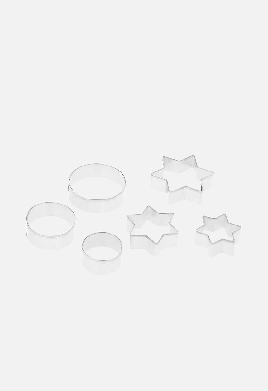 Kitchen Inspire - Stainless steel stars & circles cookie cutters 