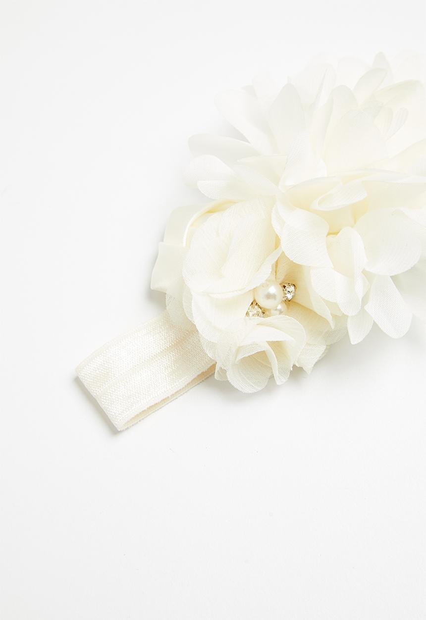 Pop Candy - Girls flower headband - cream