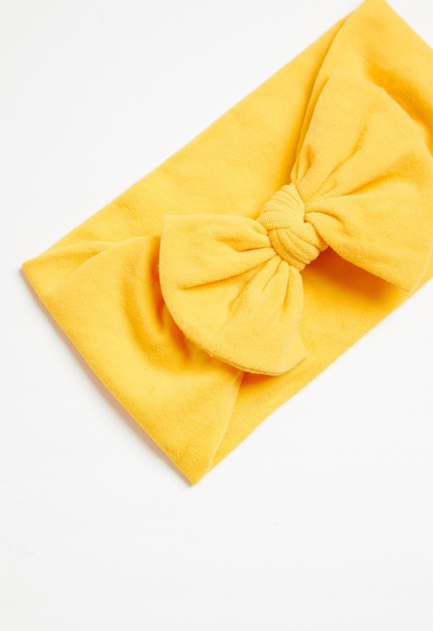 Pop Candy - Girls 2 pack headband - yellow & pink