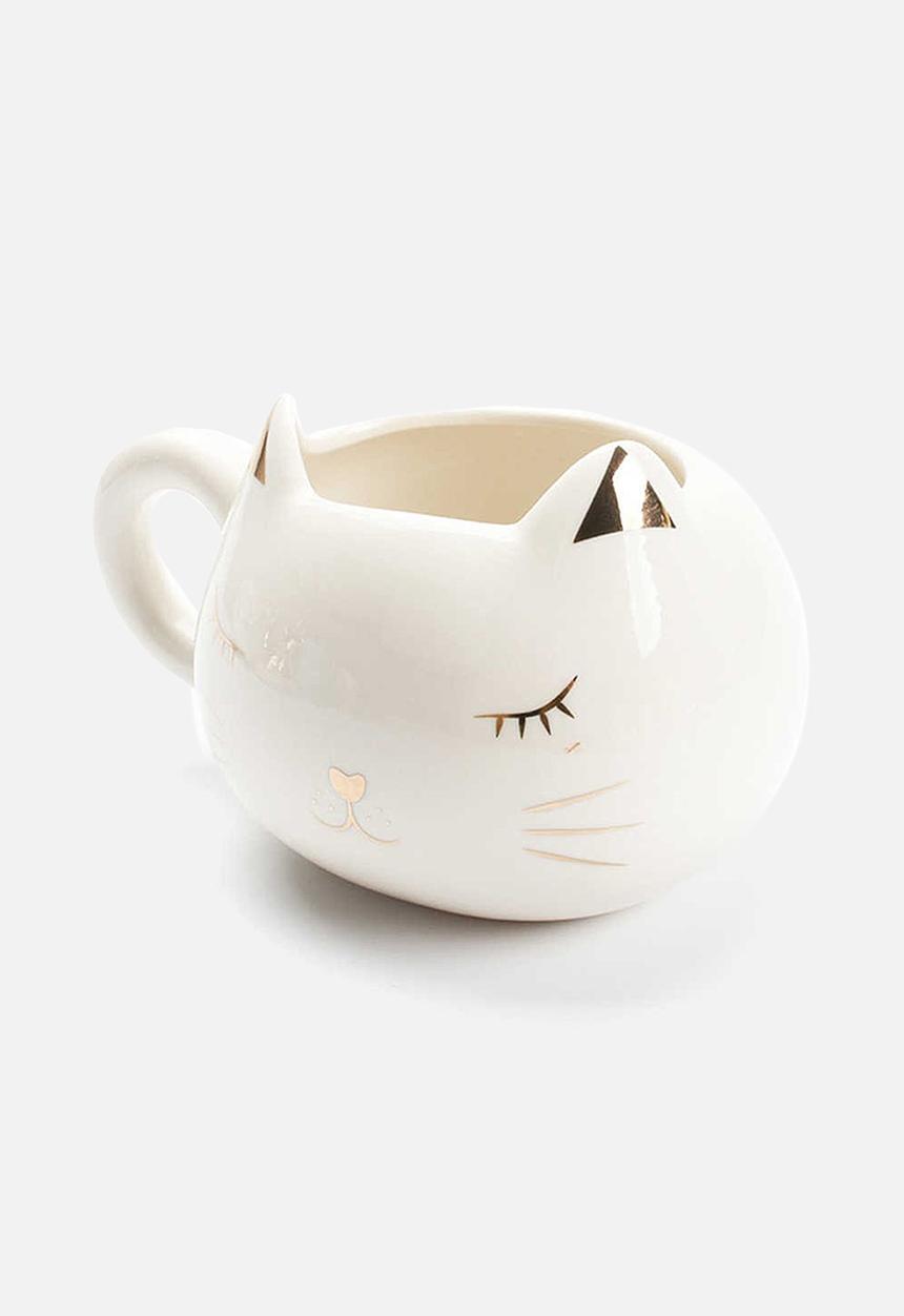 Bespoke & Co. - Short kitty mug - white