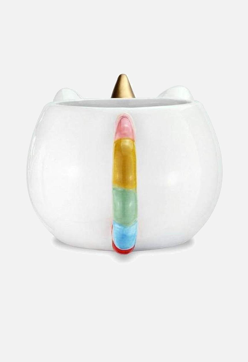 Bespoke & Co. - Short unicorn mug - white