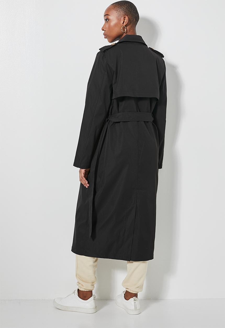 Superbalist - Trench coat - black