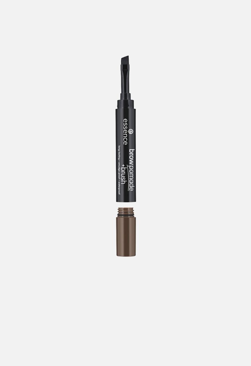 essence - Brow Pomade + Brush - Dark Brown