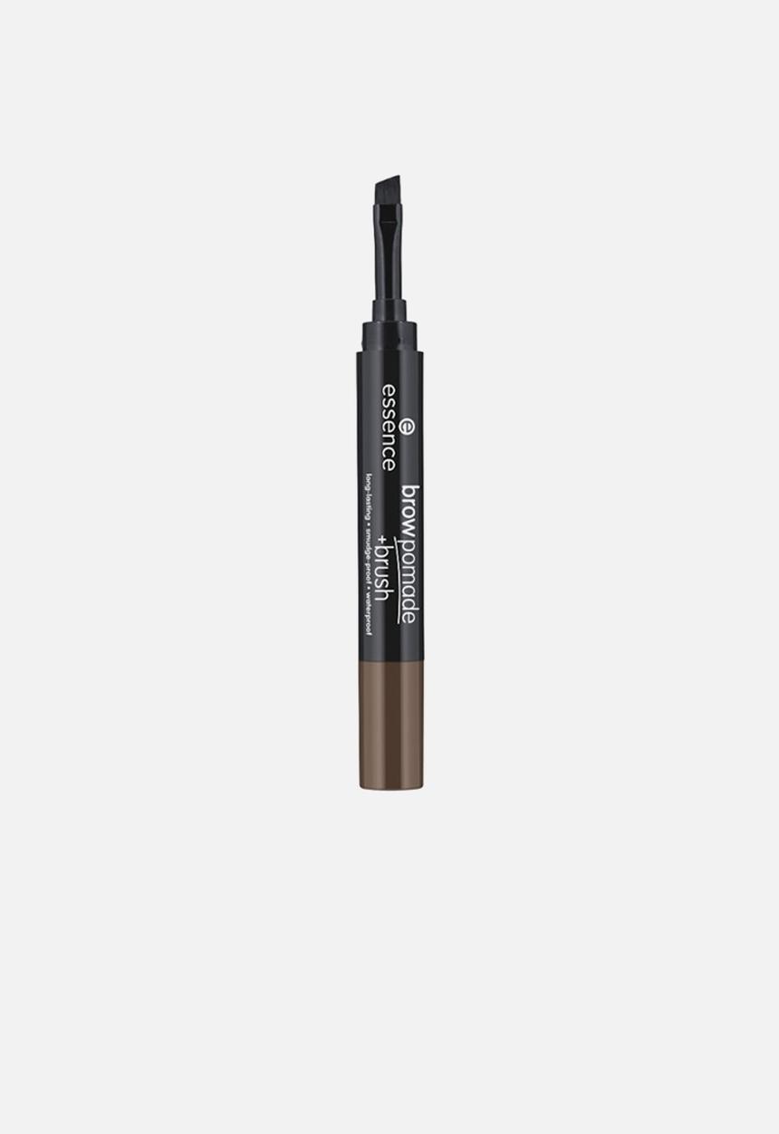 essence - Brow Pomade + Brush - Dark Brown