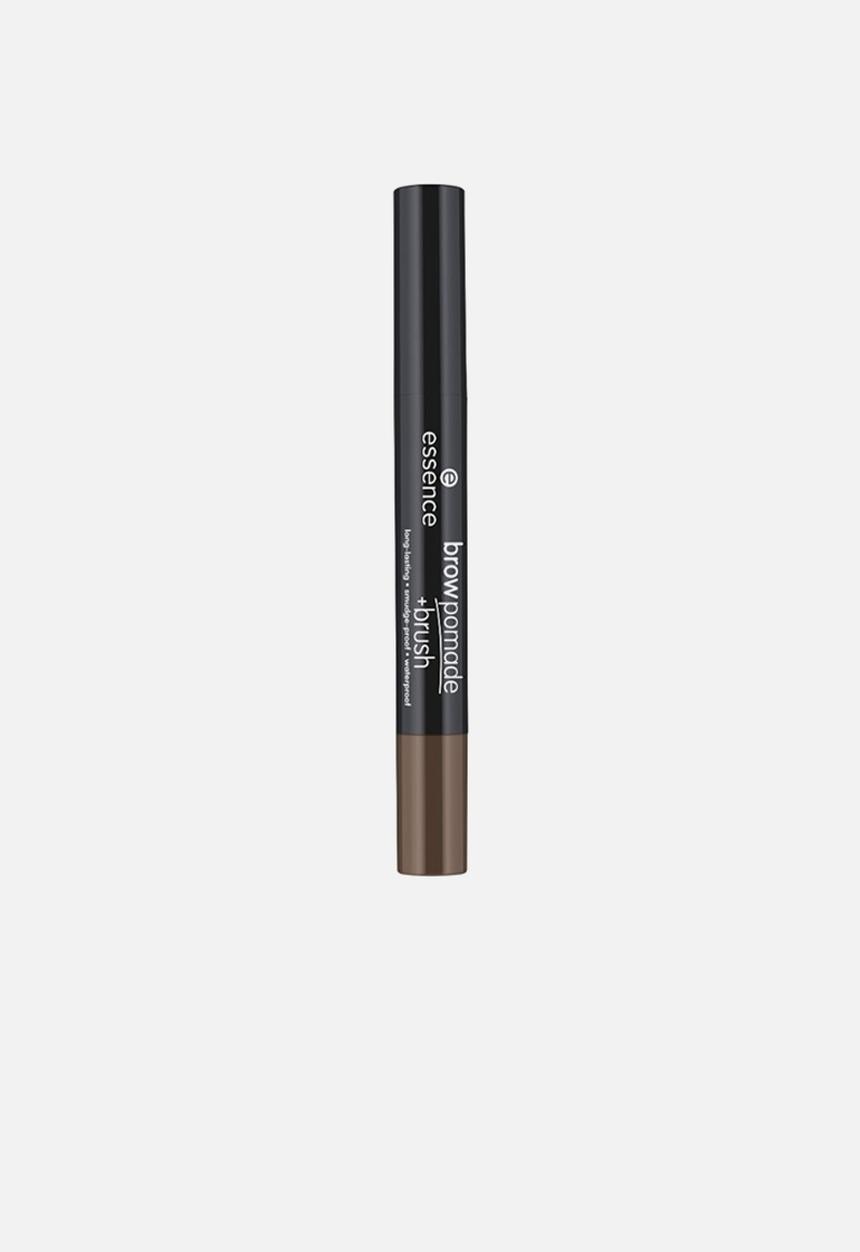 essence - Brow Pomade + Brush - Dark Brown