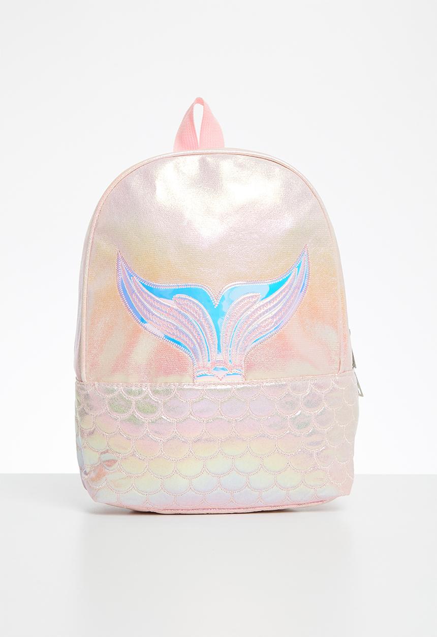 Pop Candy - Girls metallic mermaid backpack - pink