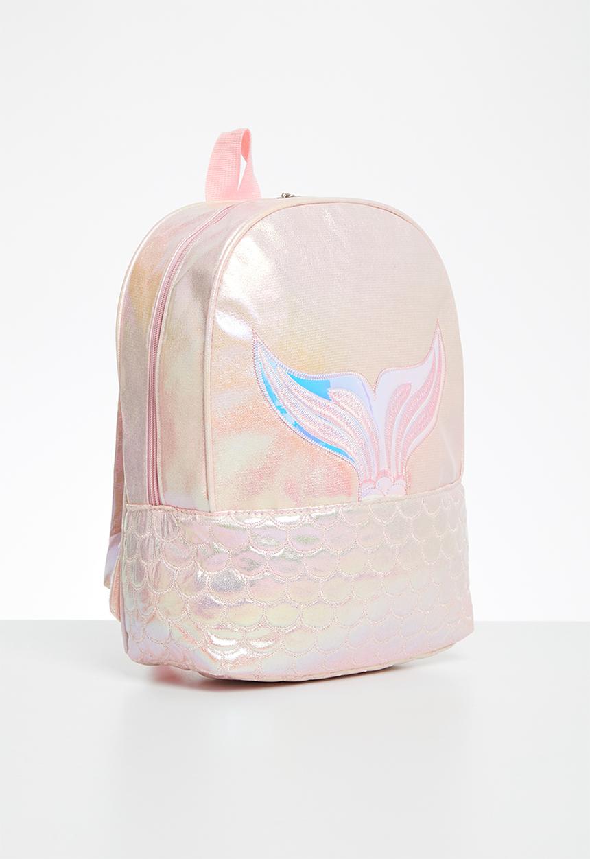 Pop Candy - Girls metallic mermaid backpack - pink
