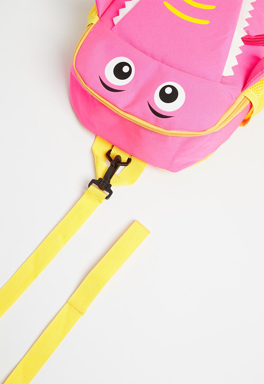 Pop Candy - Dino backpack - pink & yellow 
