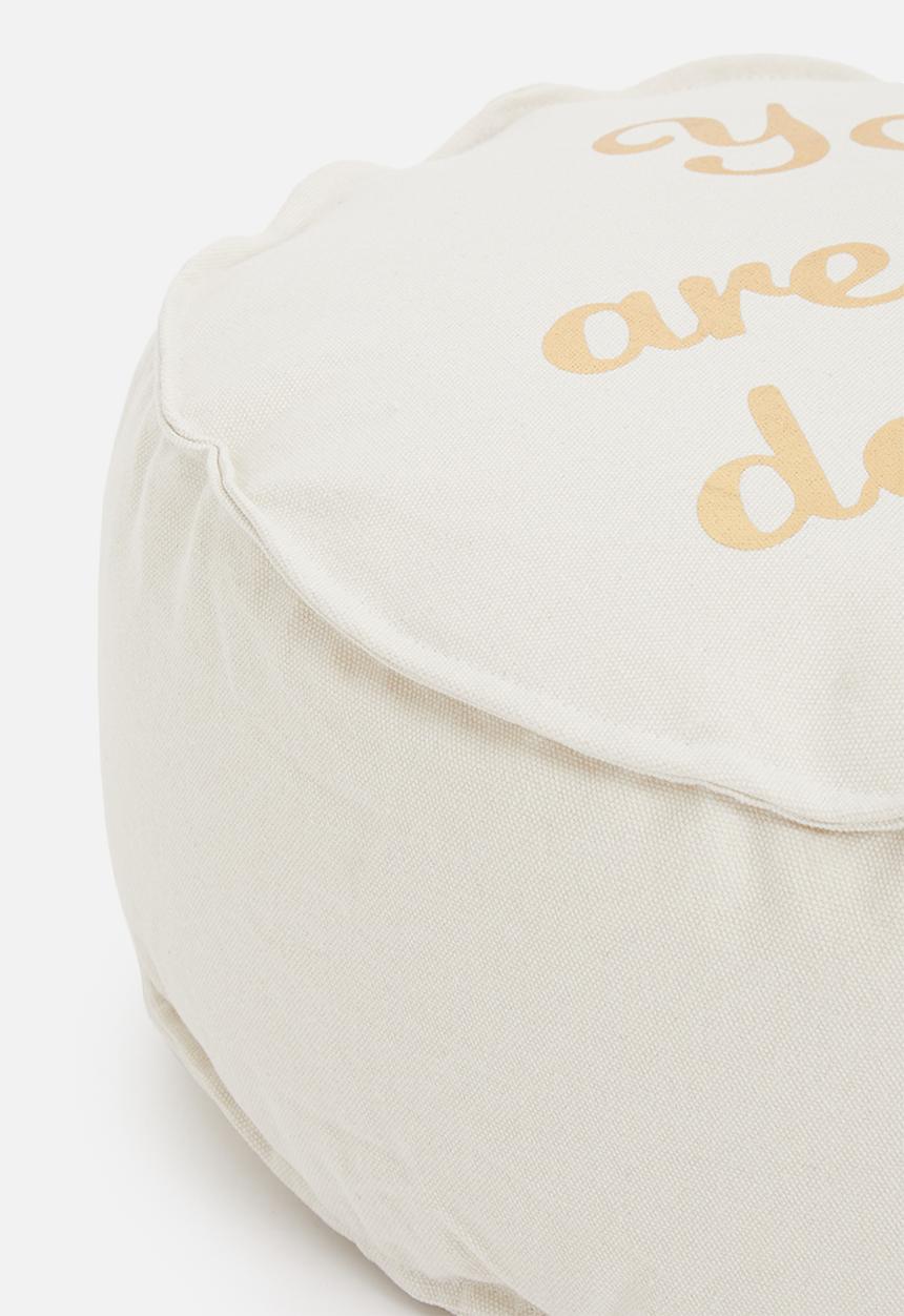 H&S - Kids darling pouf - neutral 