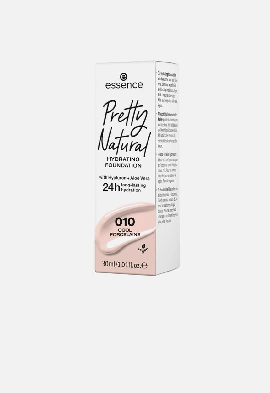 essence - Pretty Natural HYDRATING FOUNDATION - 010 Cool Porcelain