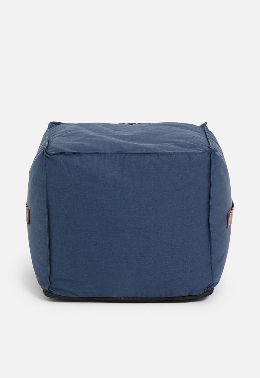 Sixth Floor - Twill ottoman - navy
