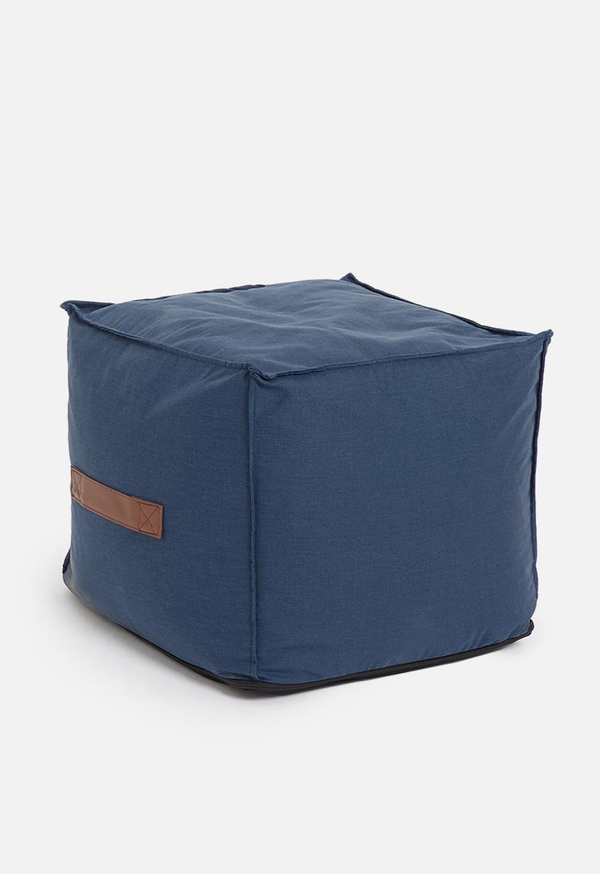 Sixth Floor - Twill ottoman - navy
