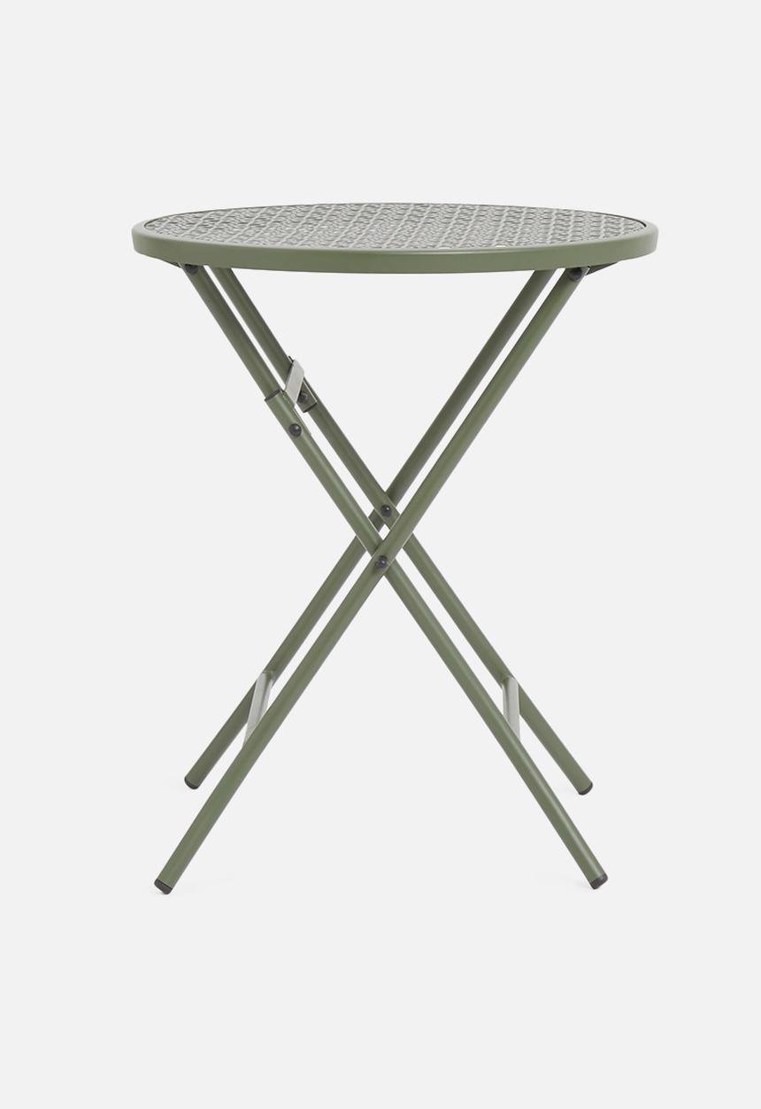 H&S - Punch folding outdoor table - green
