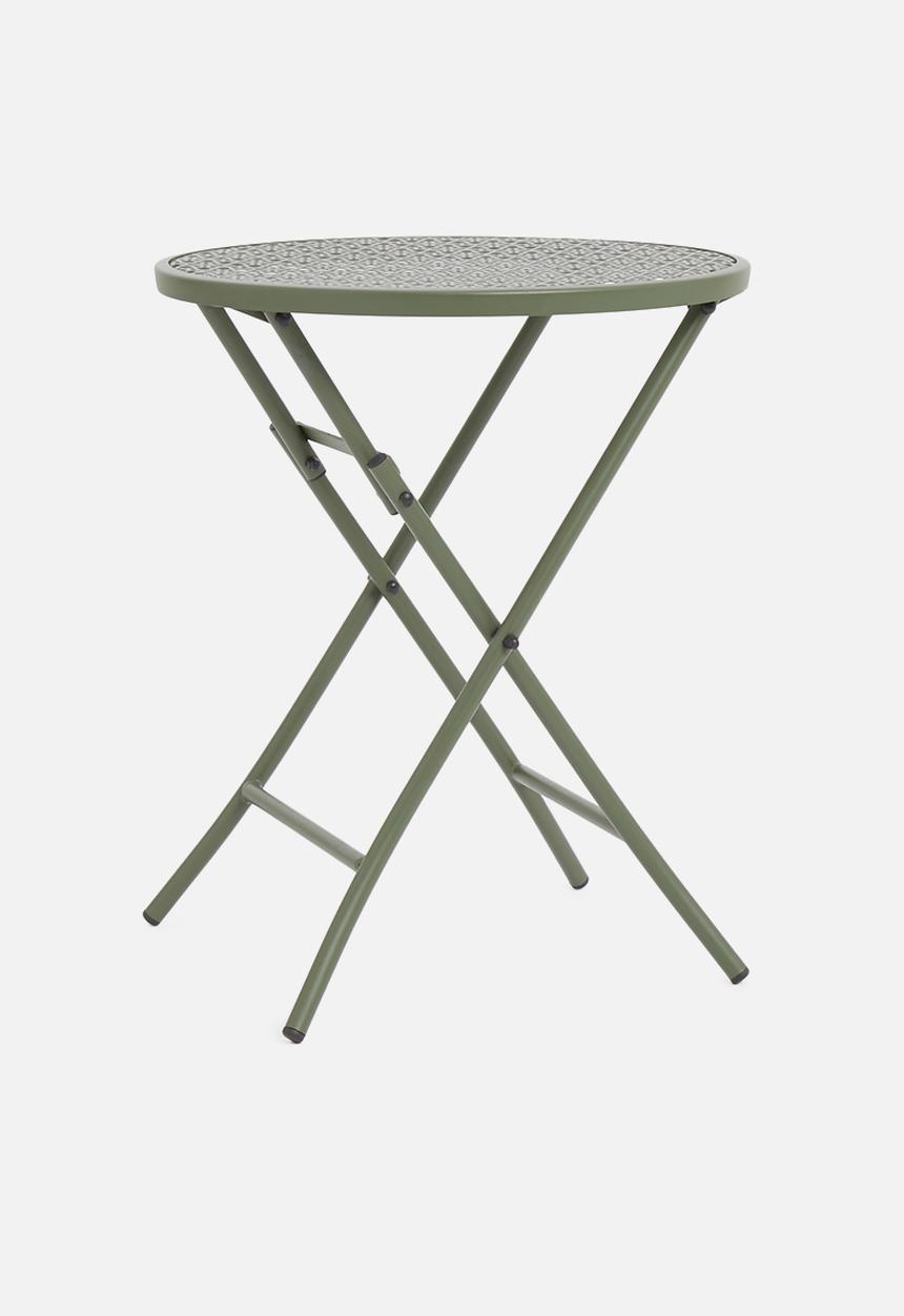H&S - Punch folding outdoor table - green