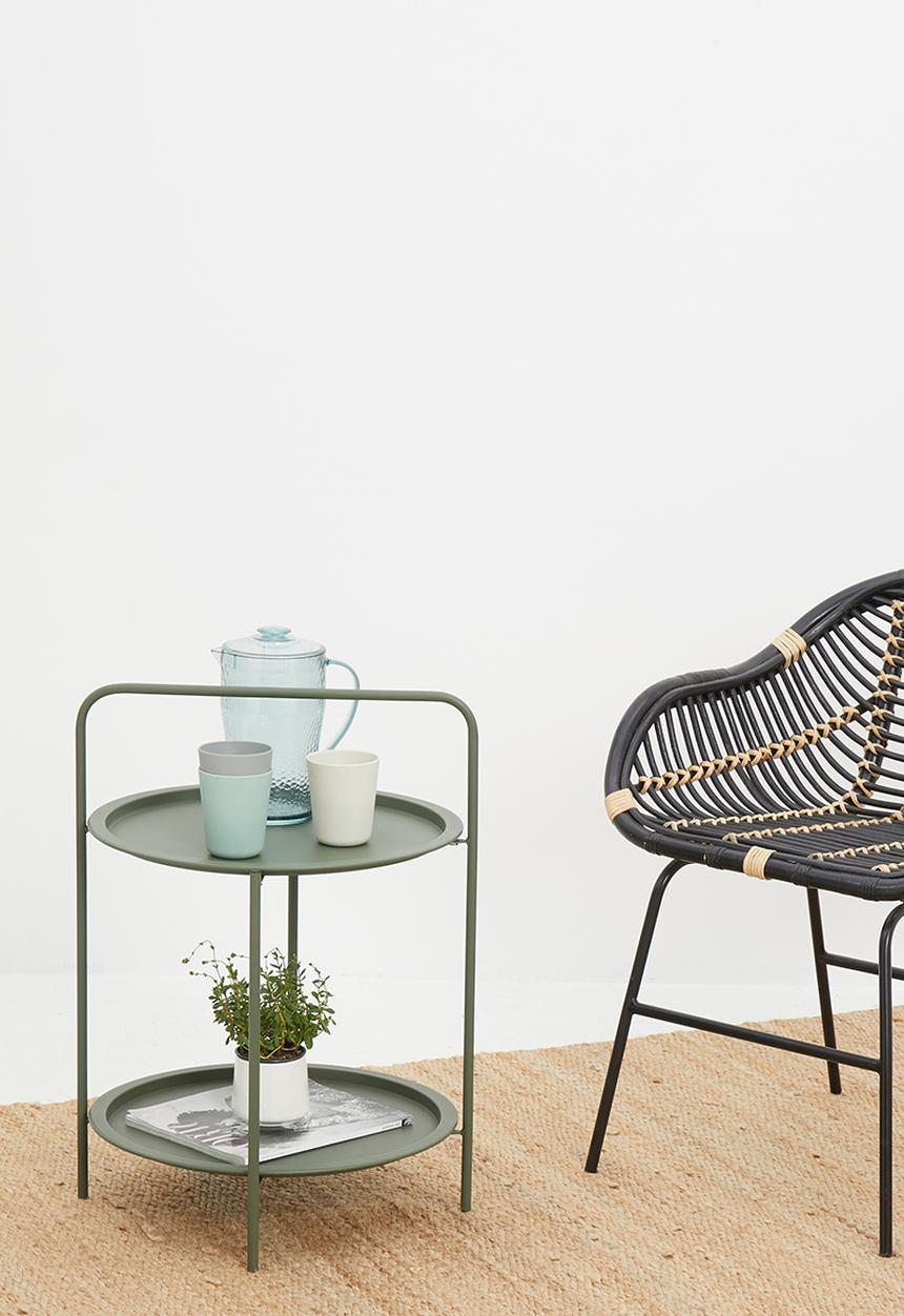 H&S - Tray side table - green