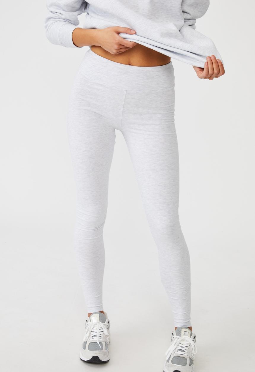 Factorie - High waisted legging - silver marle
