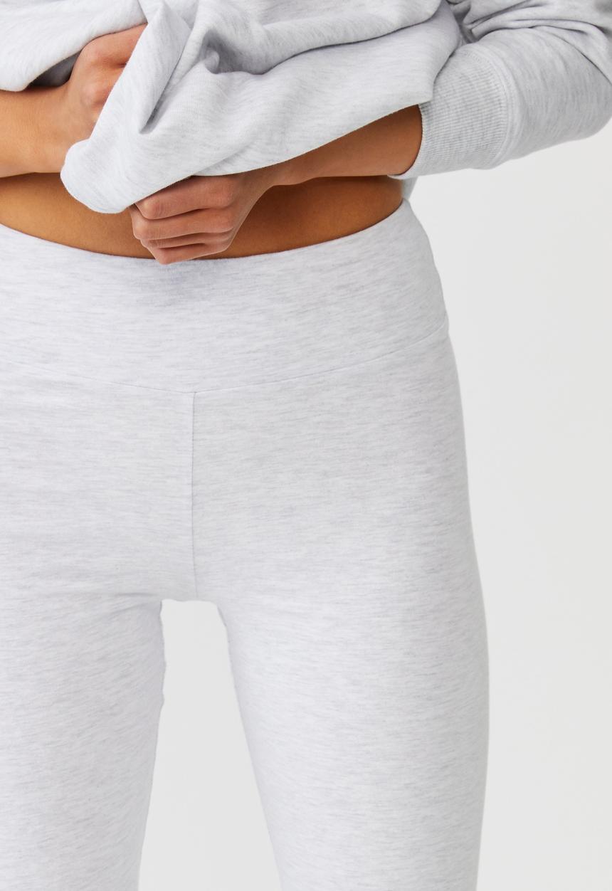 Factorie - High waisted legging - silver marle