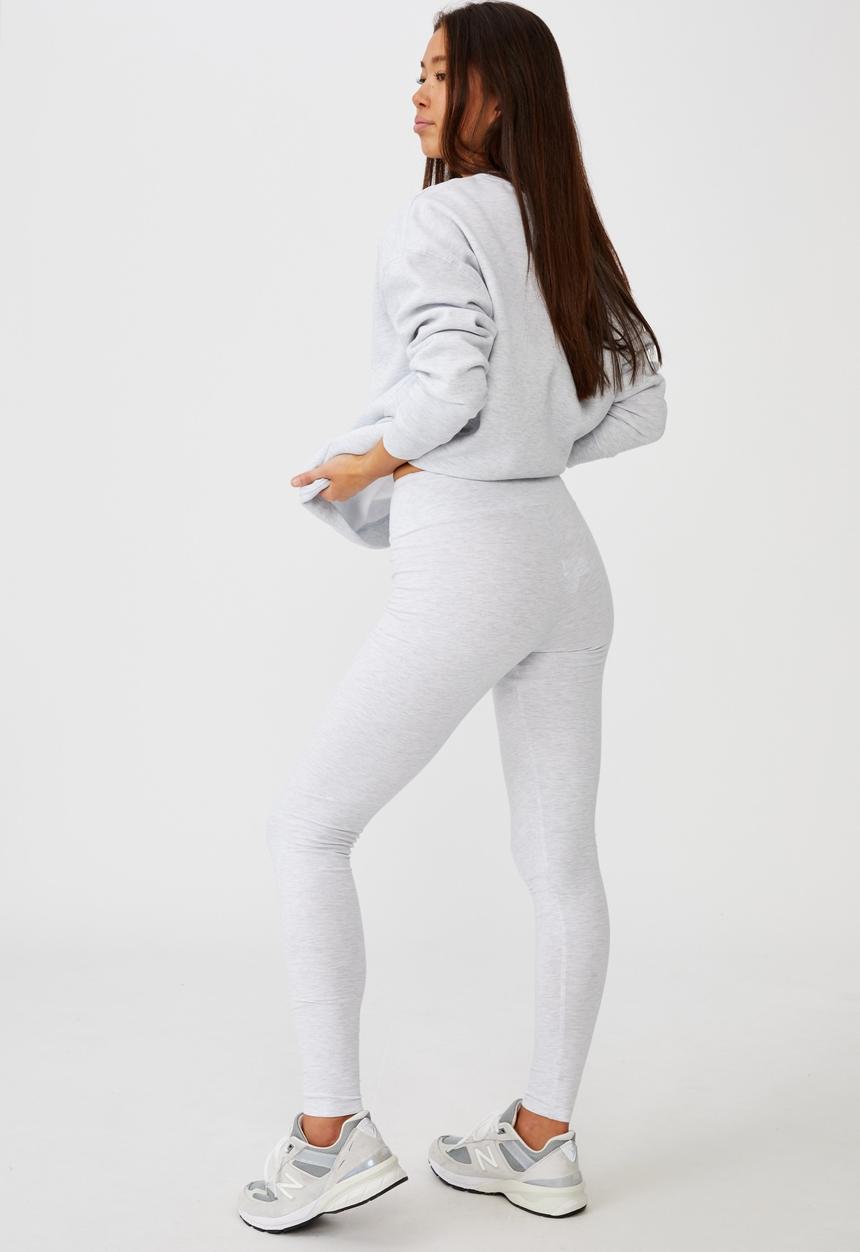 Factorie - High waisted legging - silver marle