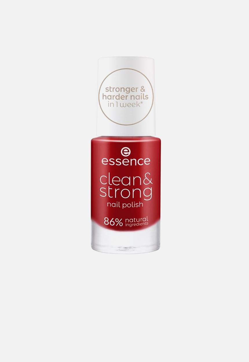 essence - clean & strong nail polish - 05 loud poppy