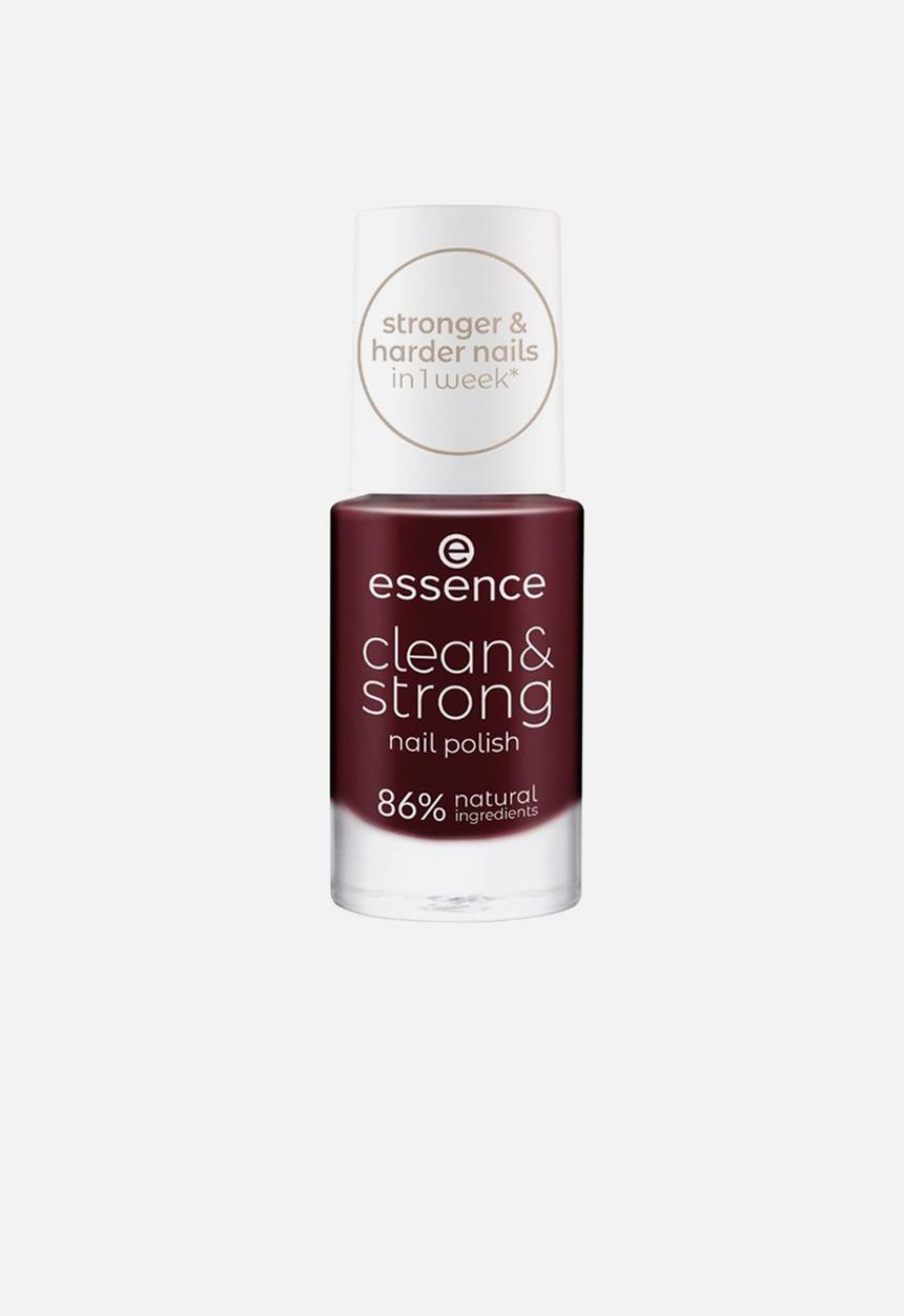 essence - clean & strong nail polish - 06 vibrant magma