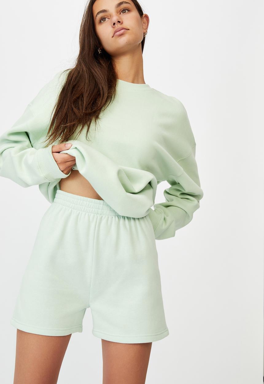 Factorie - Oversized crew neck sweater - celadon