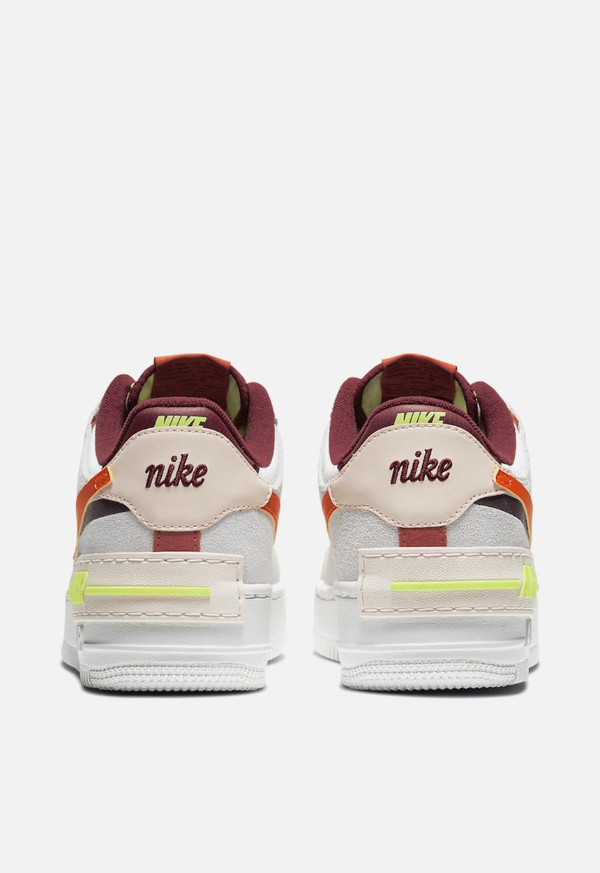 Nike - Nike air force 1 shadow team red/orange-orange pearl-volt