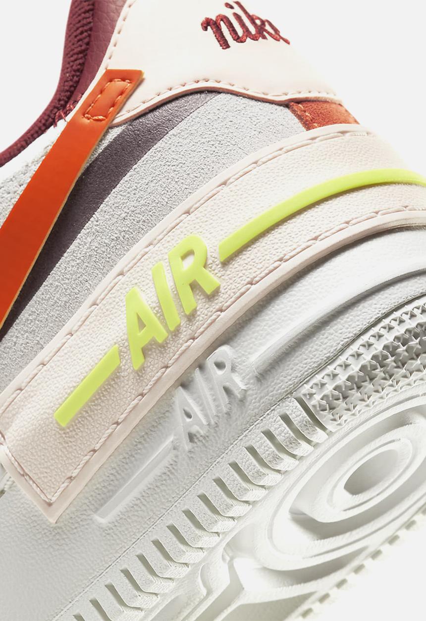 Nike - Nike air force 1 shadow team red/orange-orange pearl-volt