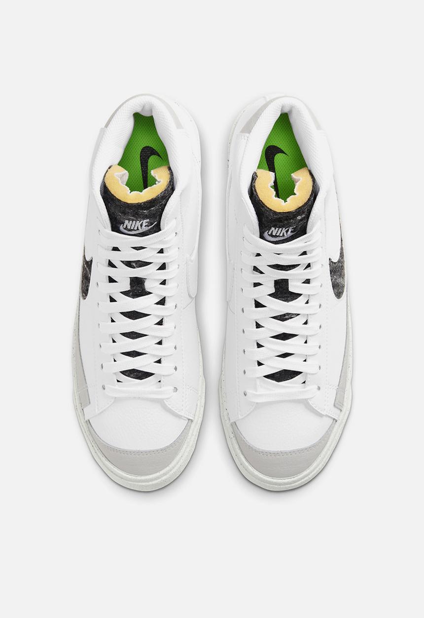 Nike - Nike blazer mid '77 vintage - white/white-lt smoke grey-bright crimson