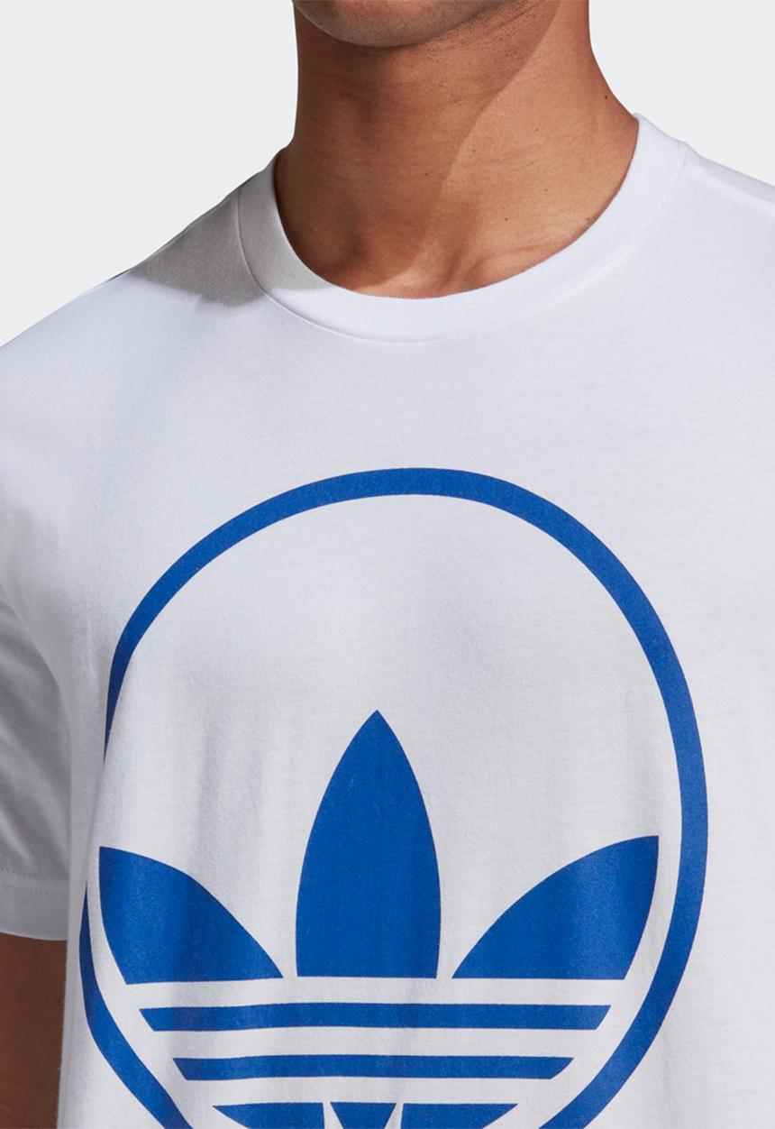 adidas Originals - Circle trefoil T-shirt - white