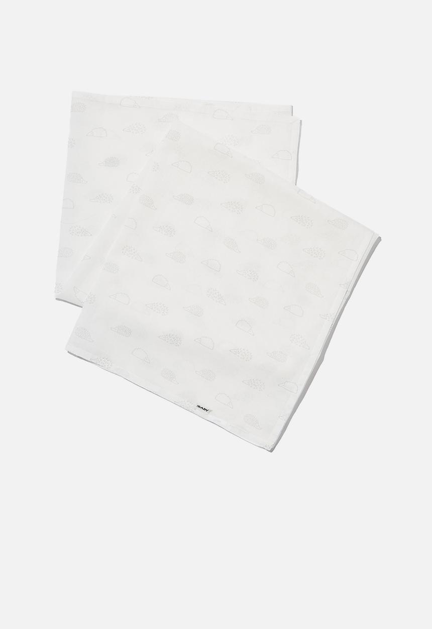 Cotton On - Organic muslin blanket - white 