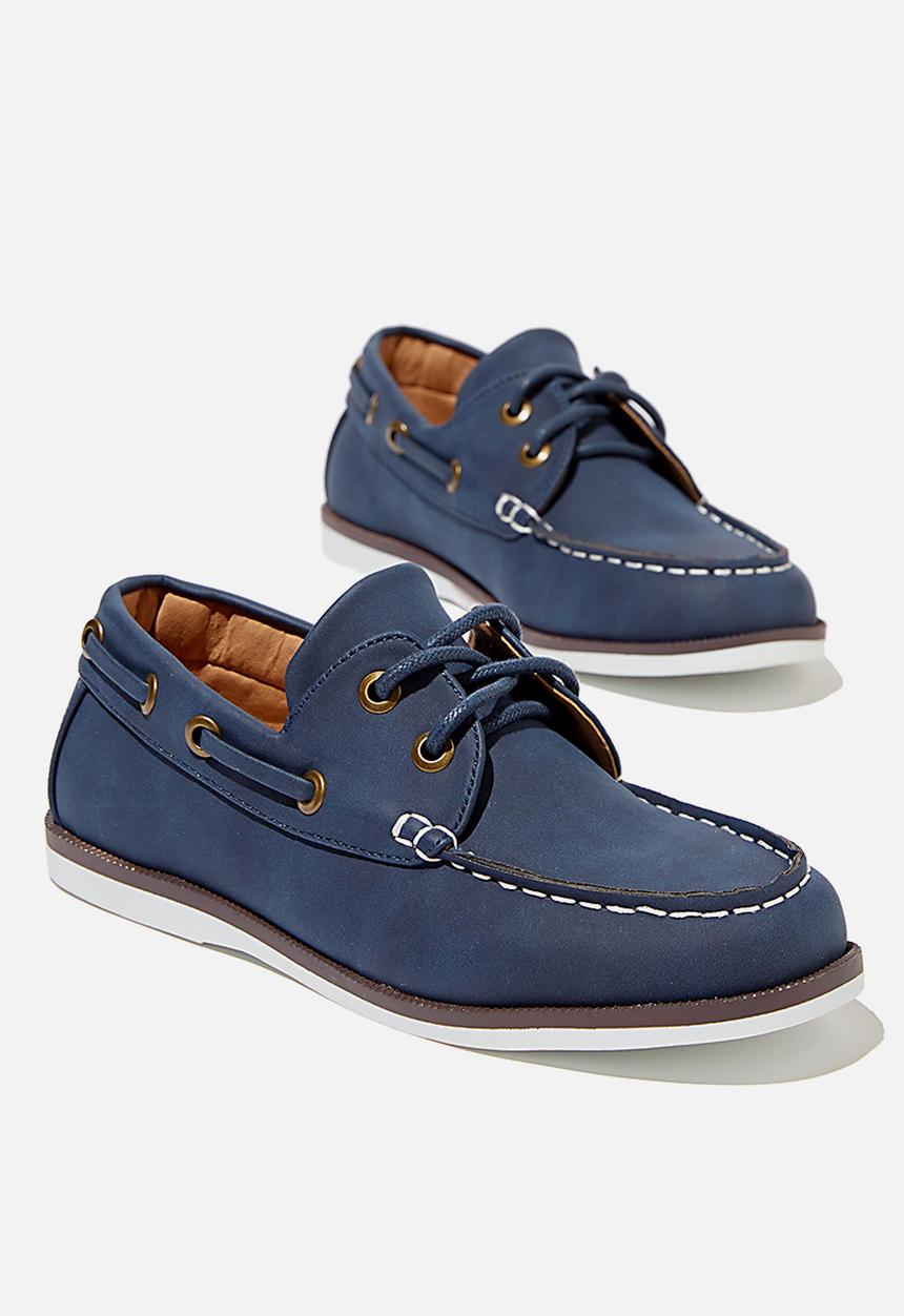Cotton On - Classic boat shoe - navy 