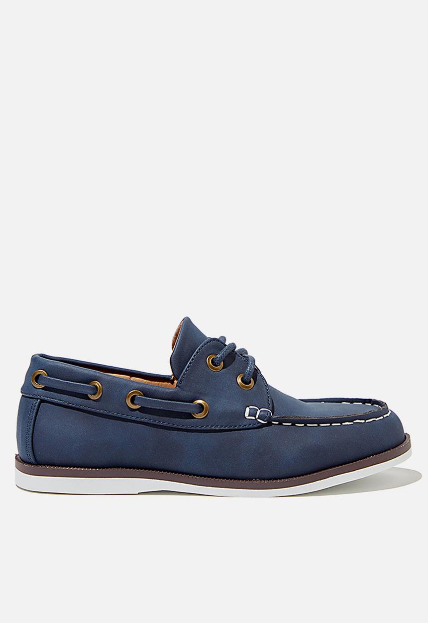 Cotton On - Classic boat shoe - navy 